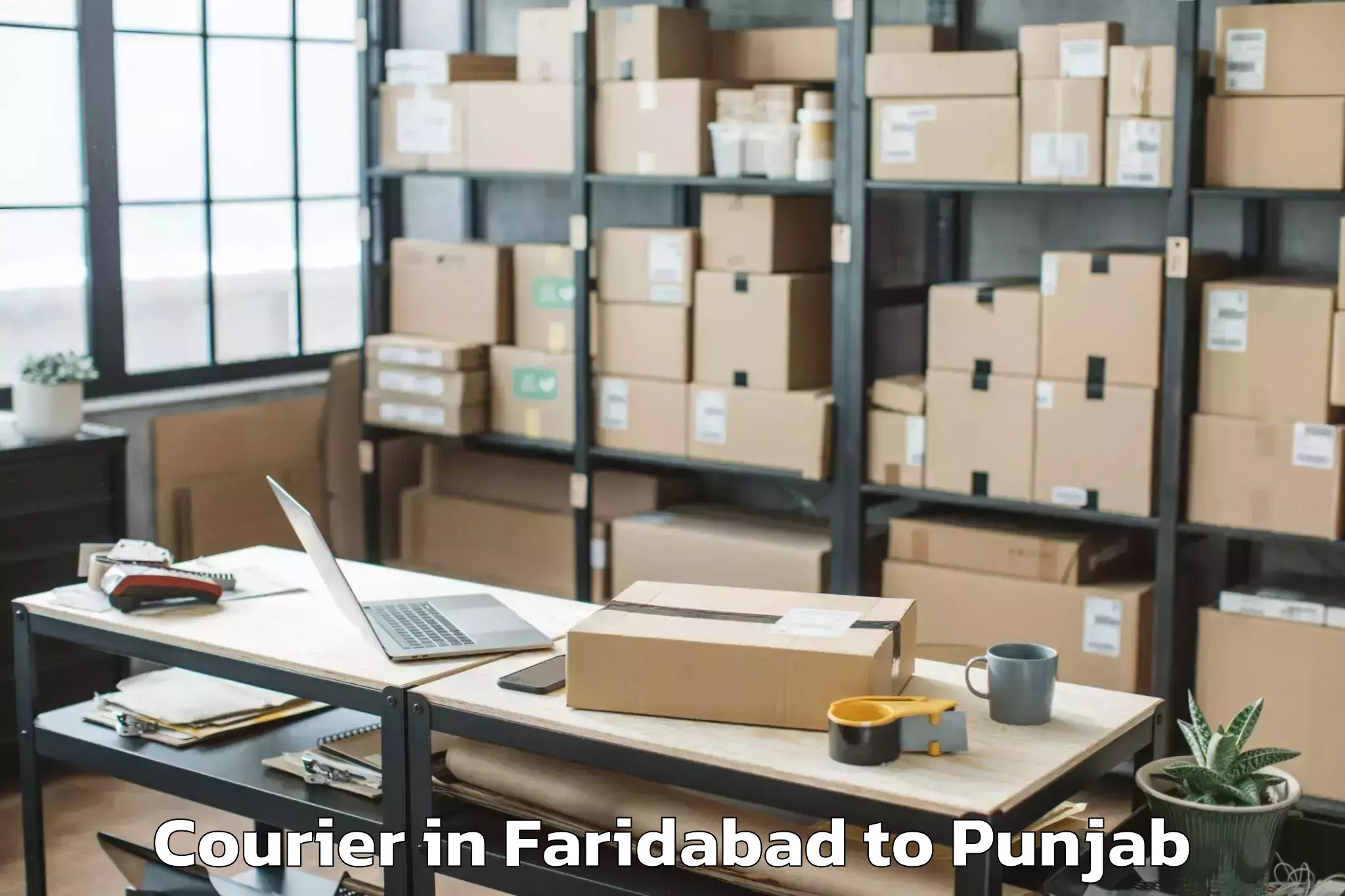 Professional Faridabad to Bhikhi Courier